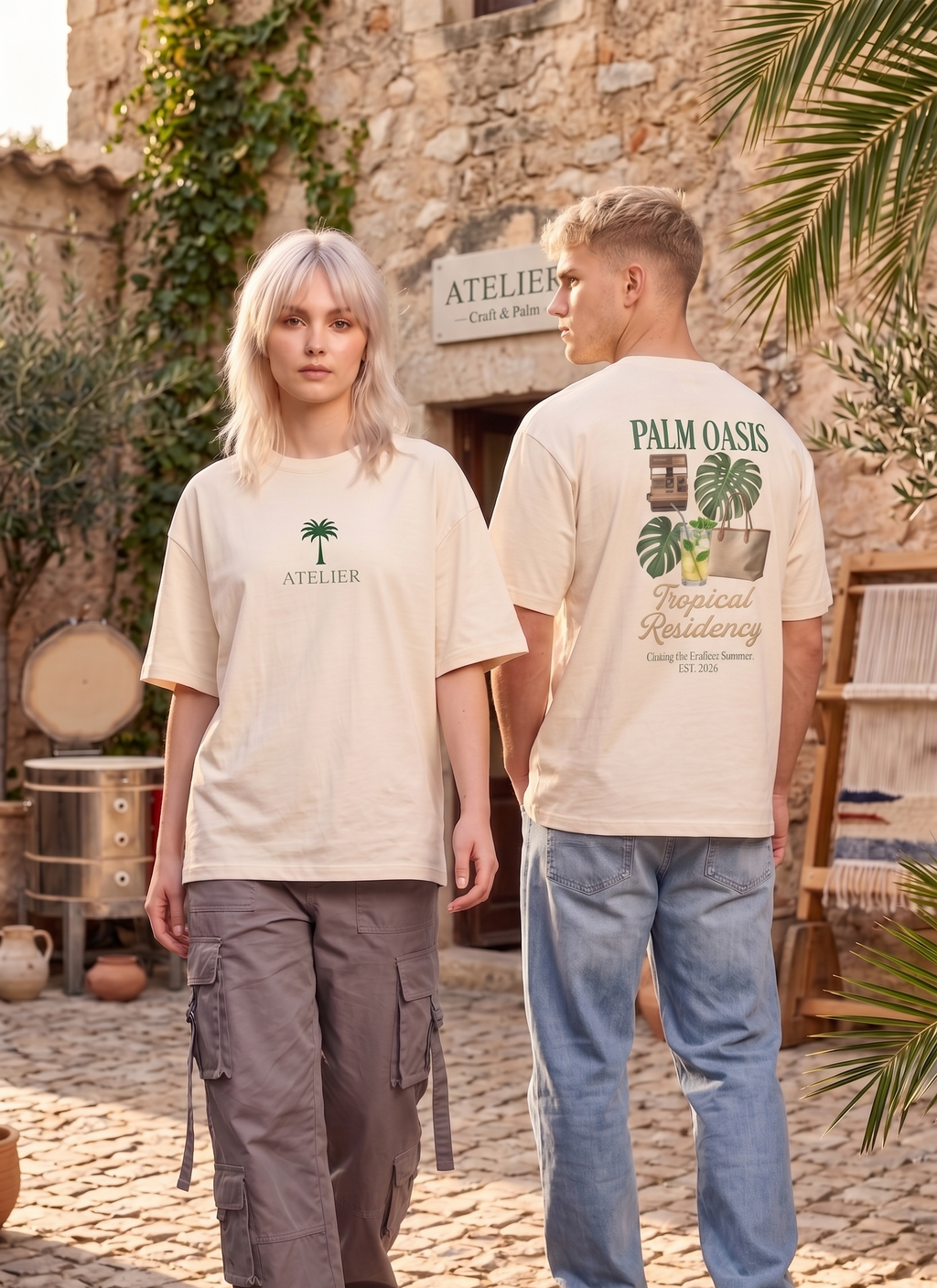 Sova - Palm Oasis Tropical Tee