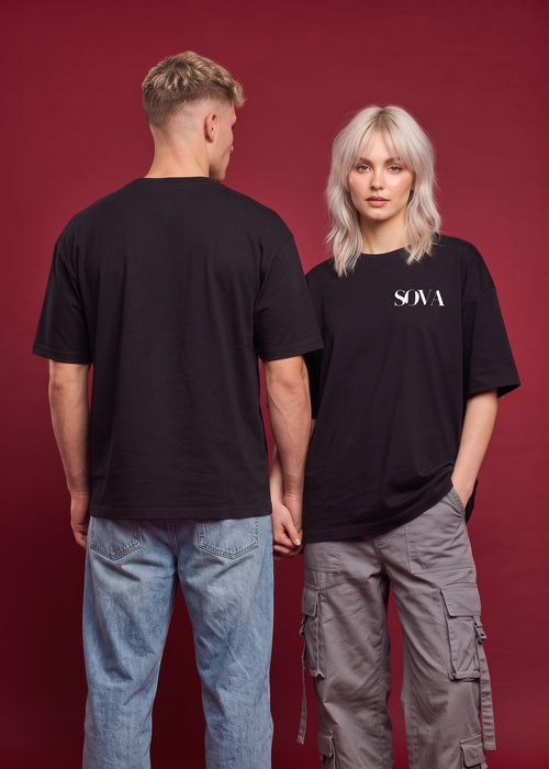 SOVA Premium Cotton Oversized Boxy Tee