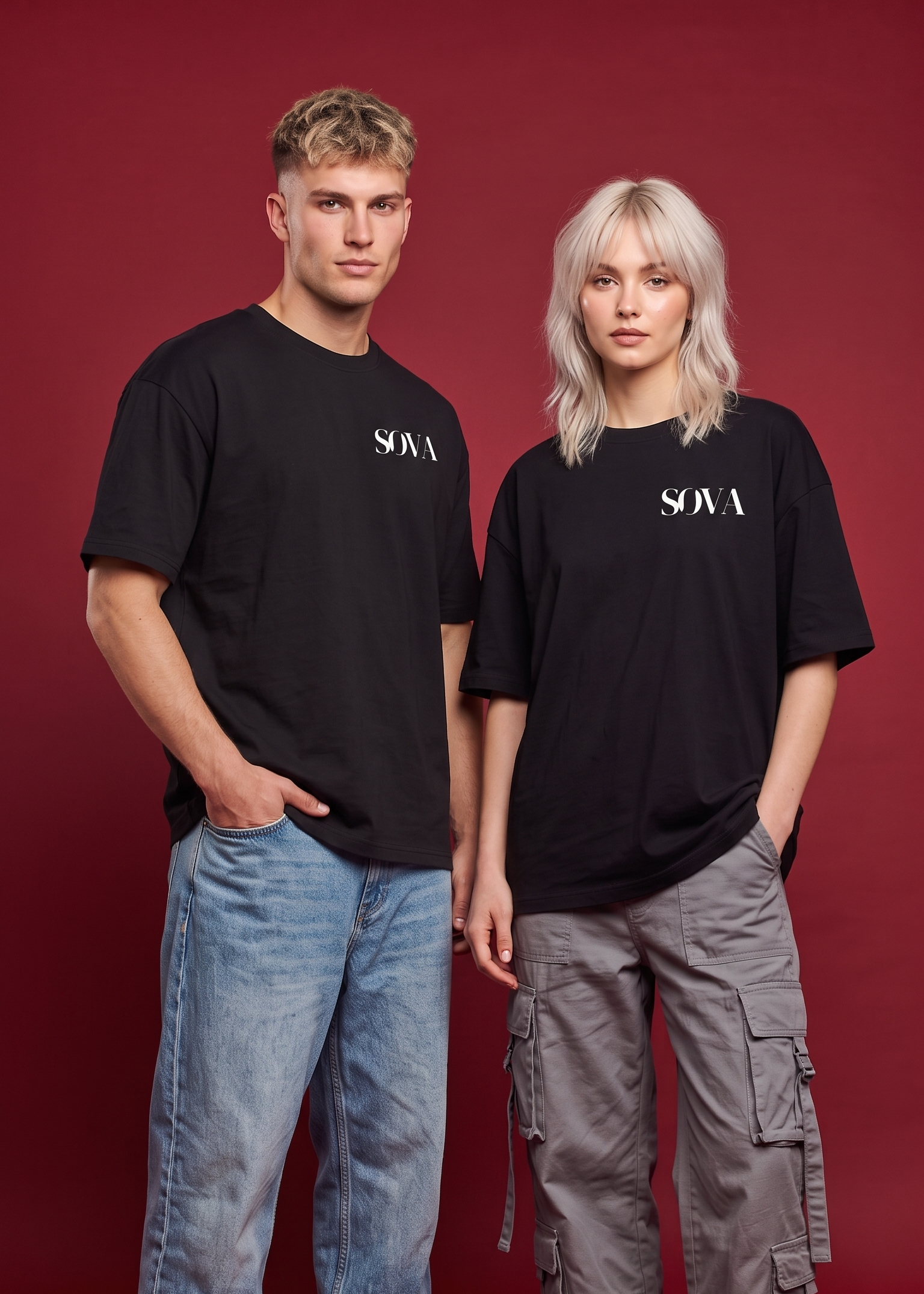 SOVA Premium Cotton Oversized Boxy Tee