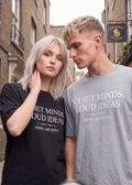SOVA "Quiet Minds, Loud Ideas" Graphic Oversized Tee