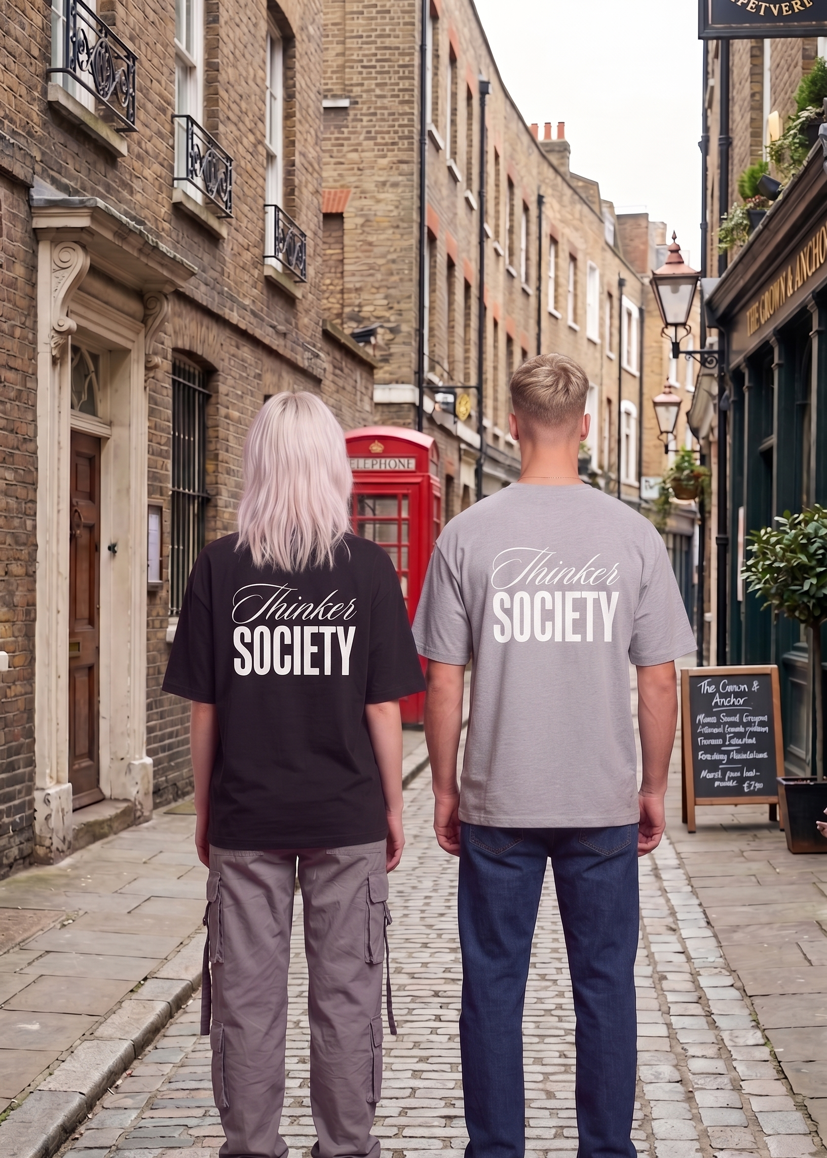 SOVA "Quiet Minds, Loud Ideas" Graphic Oversized Tee