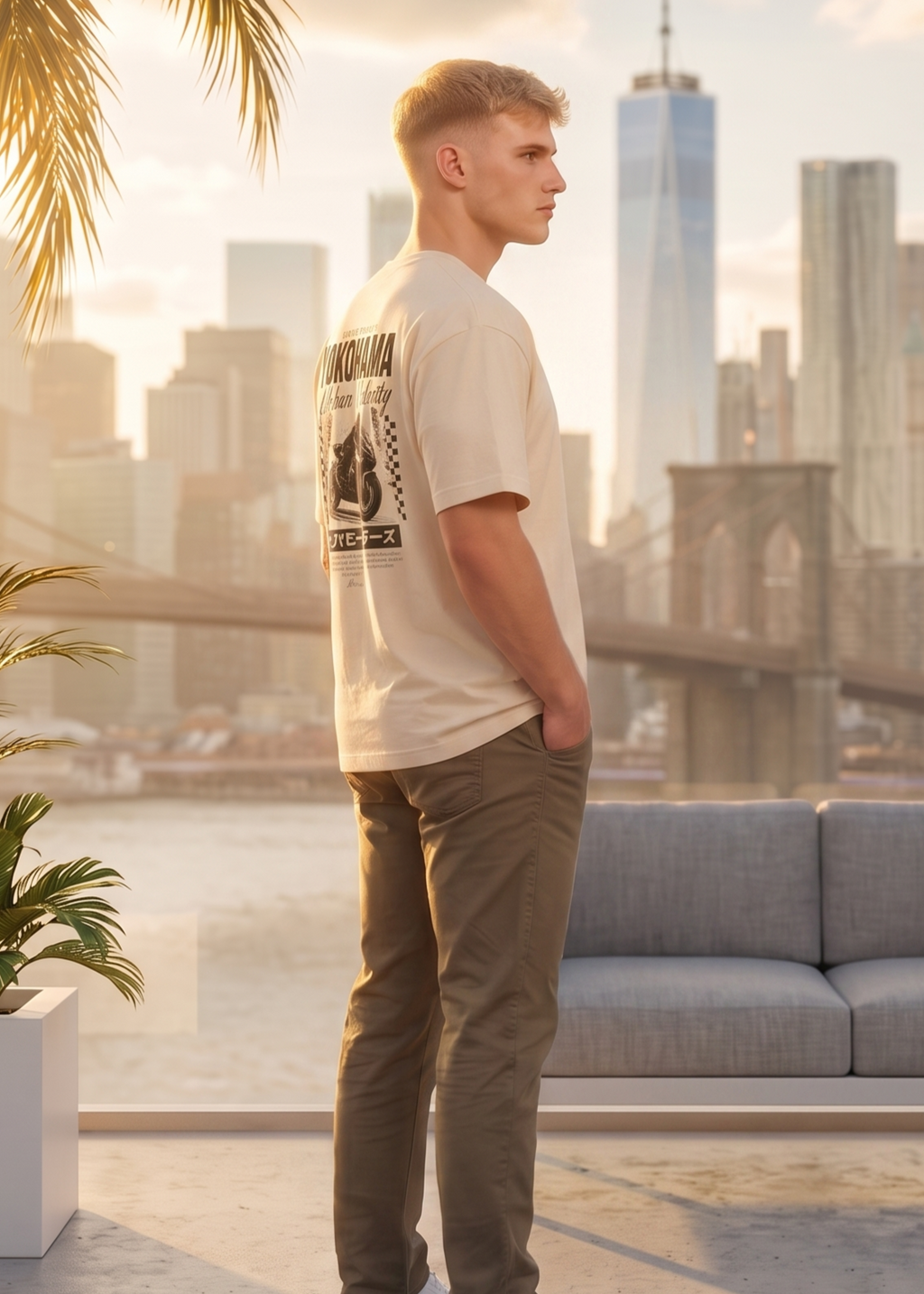 SOVA — 'Roadside' Minimal Graphic Boxy T-Shirt