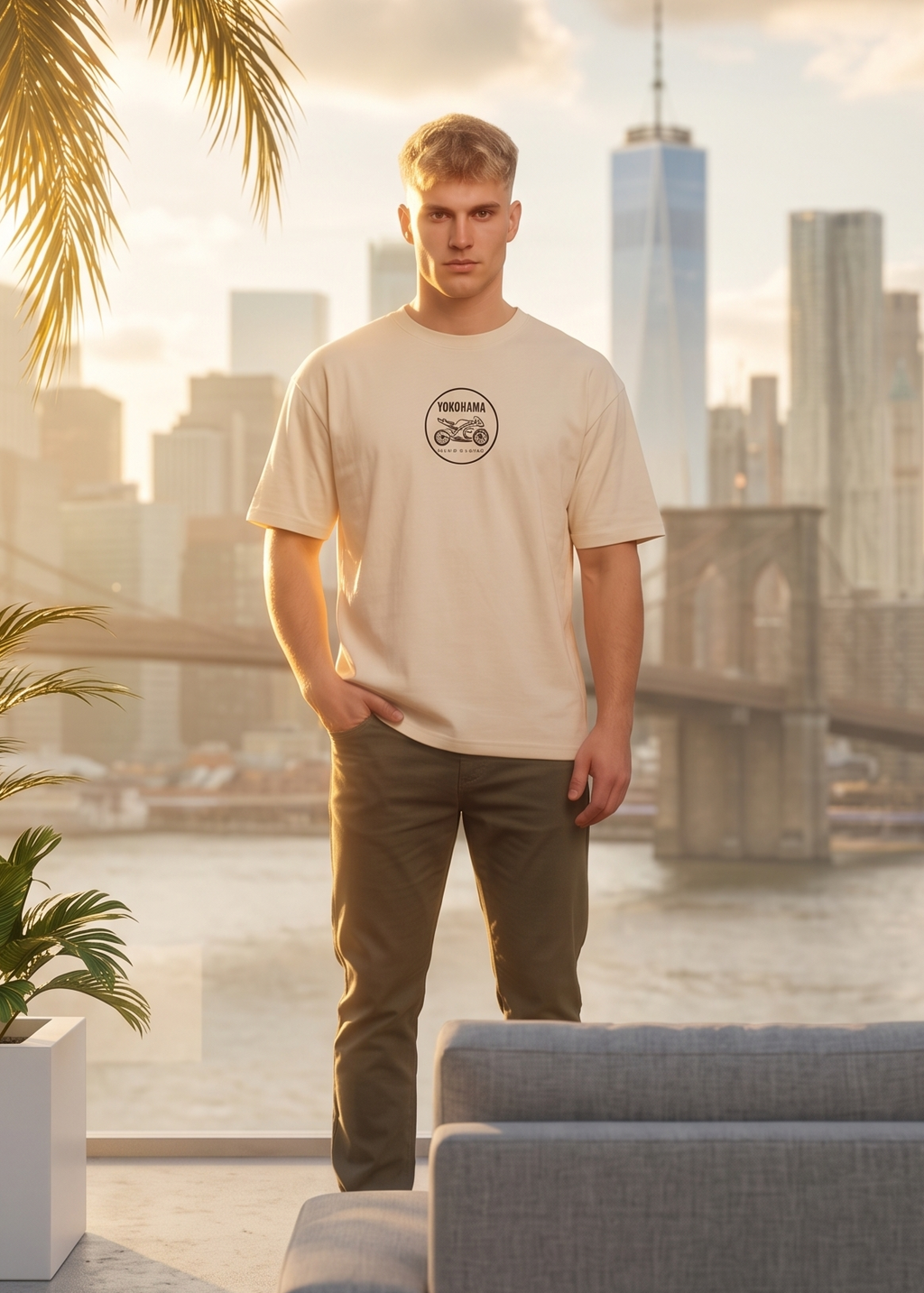 SOVA — 'Roadside' Minimal Graphic Boxy T-Shirt
