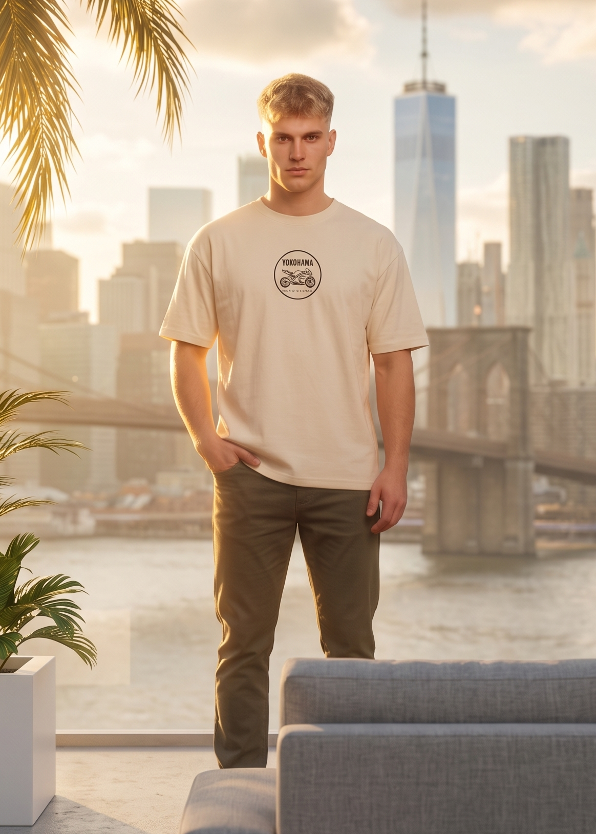 SOVA — 'Roadside' Minimal Graphic Boxy T-Shirt