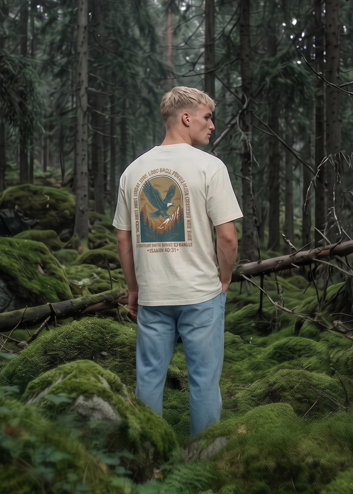 SOVA - Eagle Chest Logo Oversized Tee