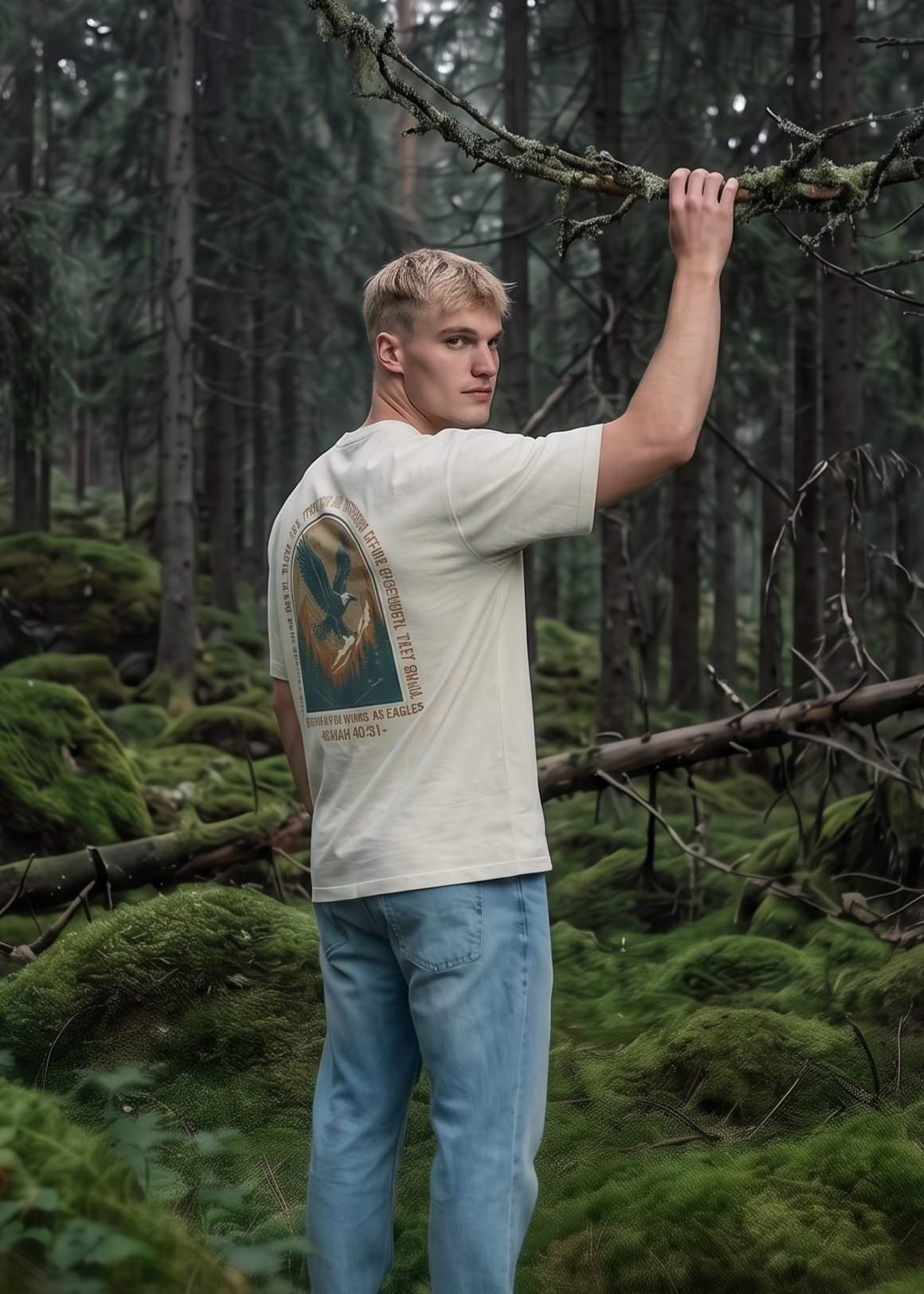 SOVA - Eagle Chest Logo Oversized Tee