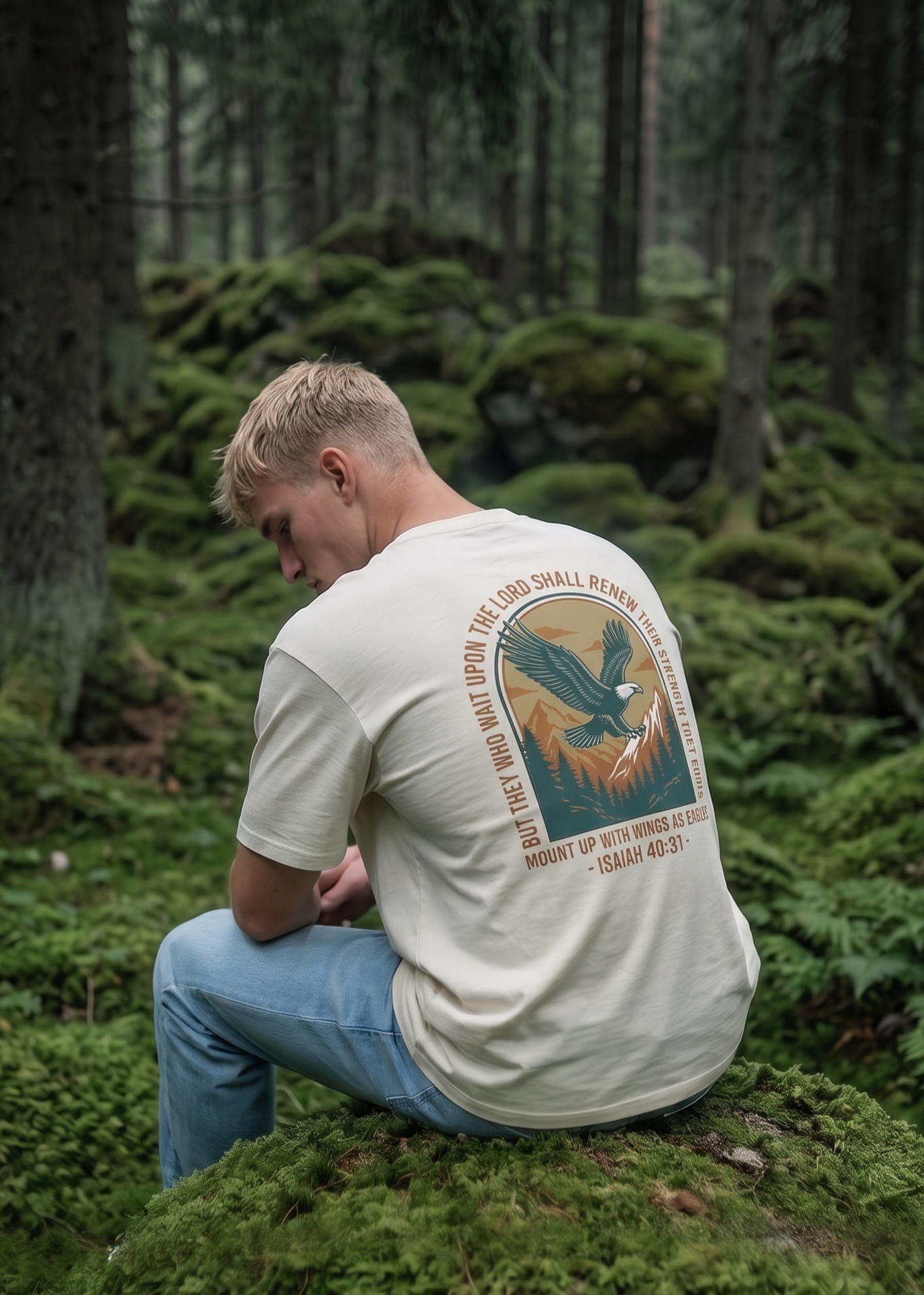 SOVA - Eagle Chest Logo Oversized Tee