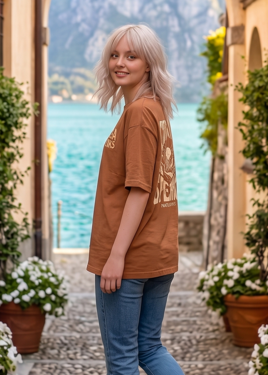 SOVA — Oversized Casual Graphic T-Shirt