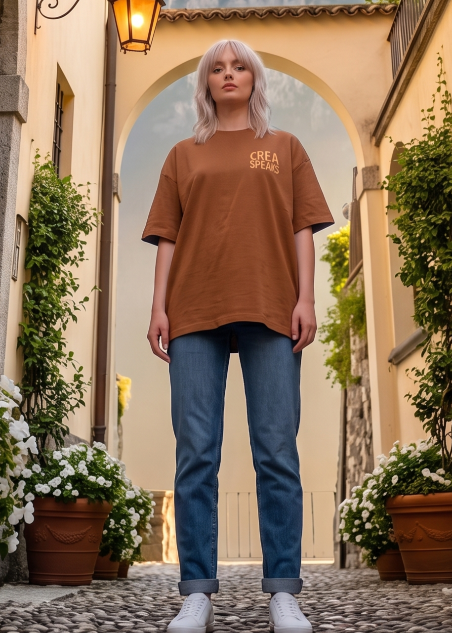 SOVA — Oversized Casual Graphic T-Shirt